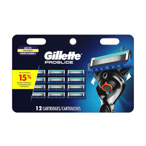 Gillette Proglide 5 Razor Blades - 12 Cartridges