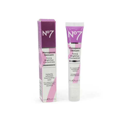 No7 Menopause Skincare Firm & Bright Eye Concentrae 15ml