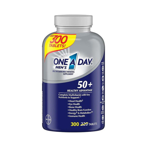 One A Day Men’s 50+ Healthy Advantage Multivitamin – 300 Tablets