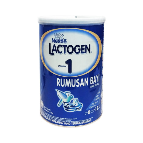 Nestle Lactogen Rumusan Bayi Infant Formula Step-1 1.8kg