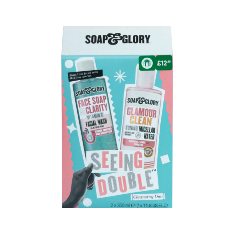 Soap & Glory Seeing Double Cleansing Duo 2x350ml Gift Set