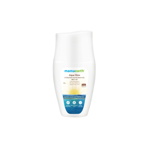 Mamaearth Aqua Glow Hydrating Sunscreen Gel  SPF 50 PA+++ 50g