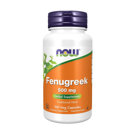 Now Fenugreek 500 mg -100 veg capsules