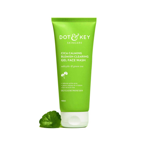 Dot & Key Cica Calming Blemish Clearing Gel Face Wash 100ml