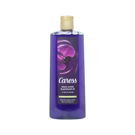 Caress Black Orchid & Patchouli Oil Floral Oil Essence Body Wash 532ml