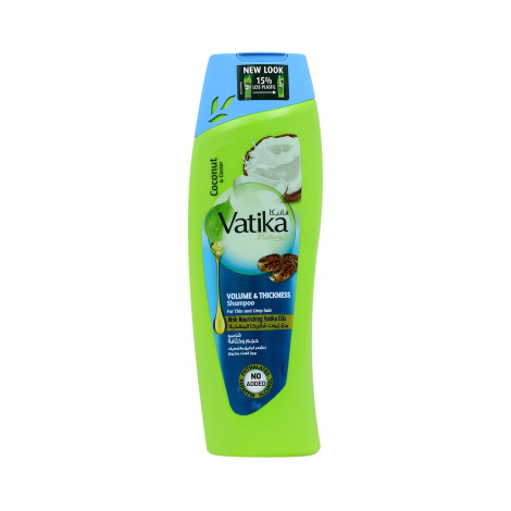 Vatika Coconut & Castor Volume & Thickness Shampoo 200ml (New Packaging)