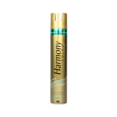Three Pears Brand Harmony Gold Natural Hold & Shine Hair Spray 400ml