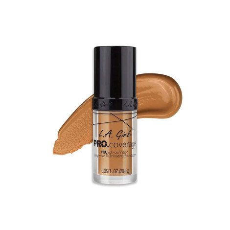 LA Girl Pro Coverage HD Long Wear Illuminating Foundation - Warm Beige