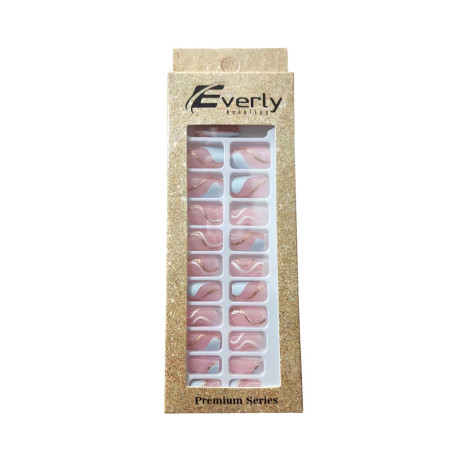 Everly Natural Fake Nails 24pcs - H211