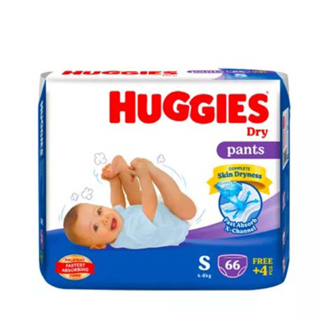 Huggies Dry Pants S 4-8 kg 66pcs