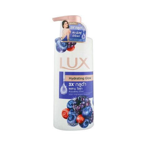 Lux Hydrating Glow Sweet Mixed Berries Fragrance Body Wash 500ml