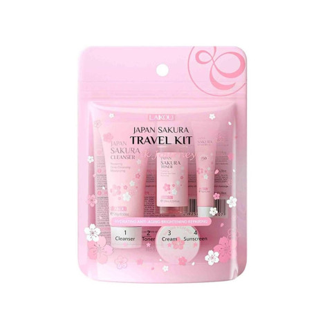 Laikou Japan Sakura Travel Kit 4 Pcs