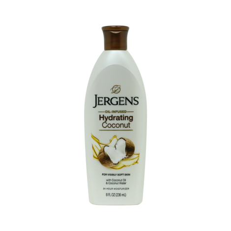 Jergens Oil-Infused Hydrating Coconut Moisturizer 236ml
