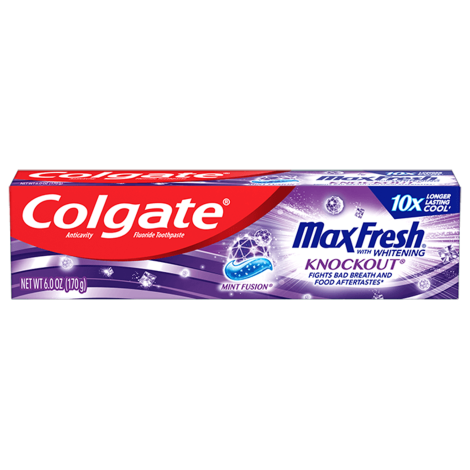 Colgate Max Fresh Knockout Mint Fusion Toothpaste 178g