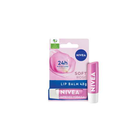 NIVEA Soft Rose Lip Balm 4.8g