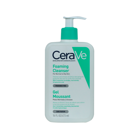 Cerave Foaming Cleanser for Normal to Oily Skin 473ml