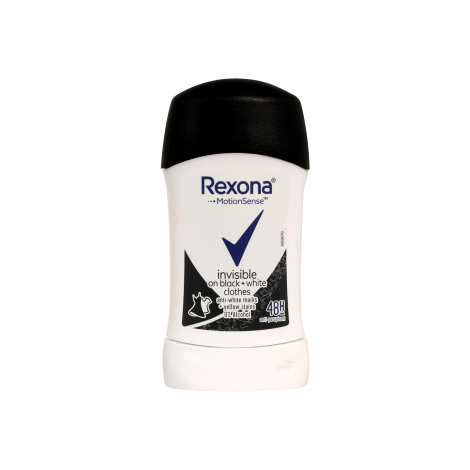 Rexona Invisible On Black + White Clothes Deodorant 48H 40g