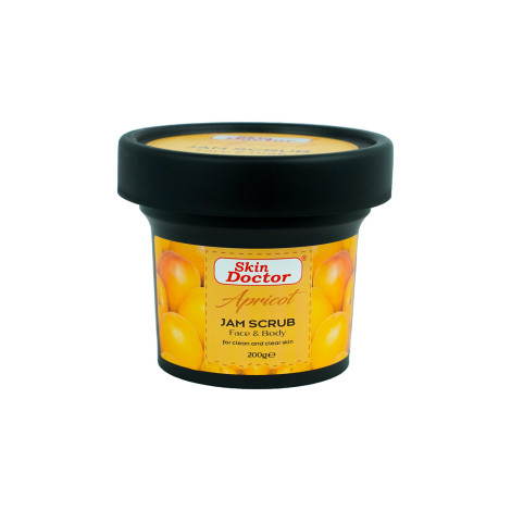 Skin Doctor Apricot Clean & Clear Skin Jam Scrub Face & Body 200g