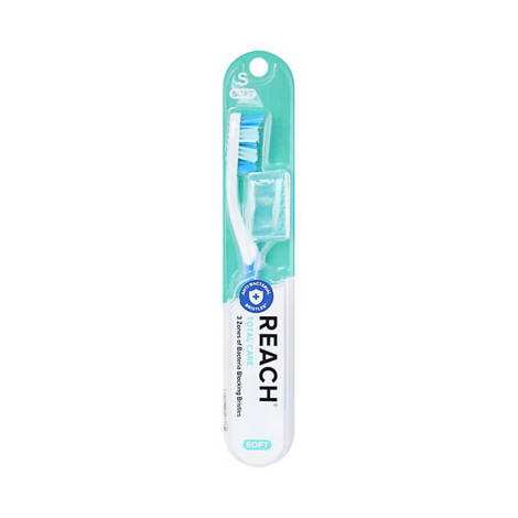 Reach Total Care 3zones of Bacteria Blocking Btisthles Tooth Brush