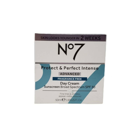 No7 Protect & Perfect Intense Advanced Fragrance Free Day Cream SPF30 50ml
