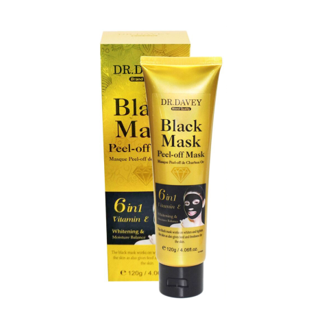 Dr. Davey 6 in 1 Vitamin E Black Mask Peel-off Mask 120g