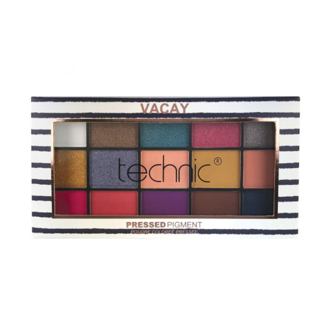 Technic Cosmetics - Pressed Pigment Eyeshadow Palette - Vacay