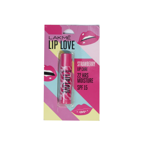 Lakeme Lip Love 22hrs Moisture SPF15 Lip Balm - Strawberry