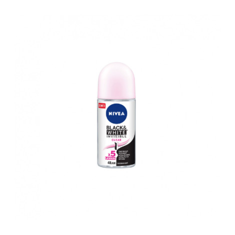 Nivea Black & White Invisible Clear Roll on 50ml