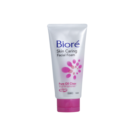 Biore Skin Caring Pure Oil Clear Facial Foam 100g