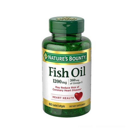 Nature's Bounty Fish Oil 1200mg 60 Softgel