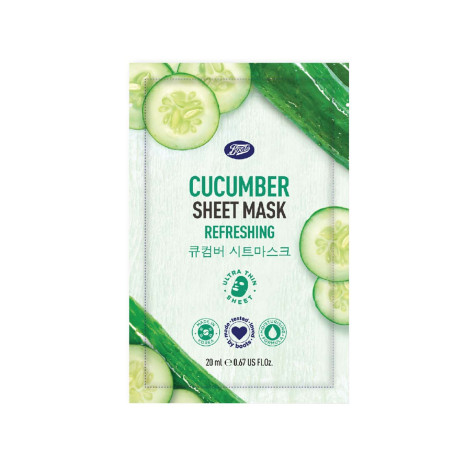 Boots Cucumber Sheet Mask 20ml