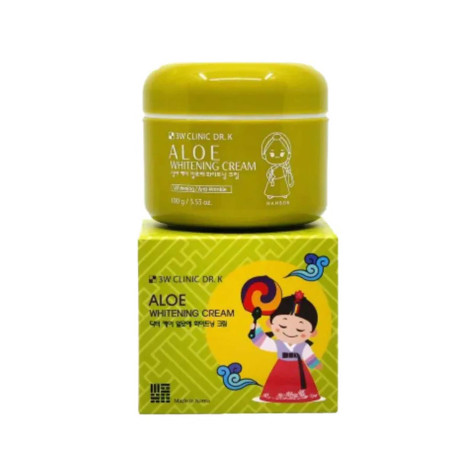 3W Clinic DR.K Aloe Whitening Cream 100g