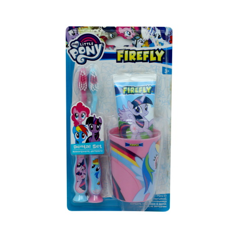 My Little Pony Dental Set 4PC (2x Toothbrush 75ml Toothpaste & Beaker)