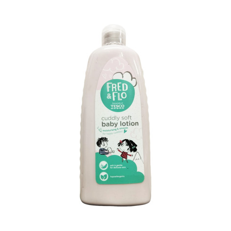 Tesco Fred & Flo Moisturising & Smooth Cuddly Soft Baby Lotion 500ml