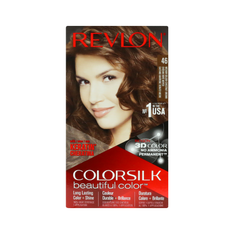 Revlon Colorsilk Beautiful Hair Color - 46 Medium Golden Chestnut Brown