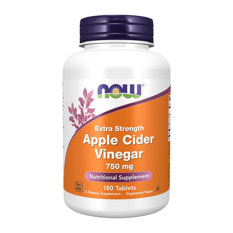 NOW Foods Apple Cider Vinegar Extra Strength 750 mg – 180 Tablets