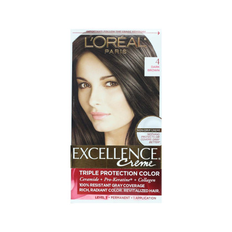 Loreal Hair Colour Excellence - 4 Dark Brown