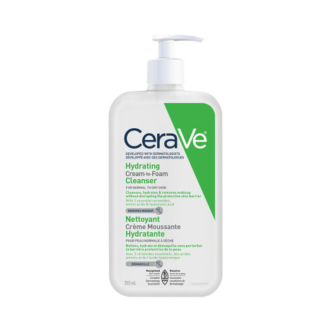 Cerave Hydrating Cream To Foam Cleanser 562ml