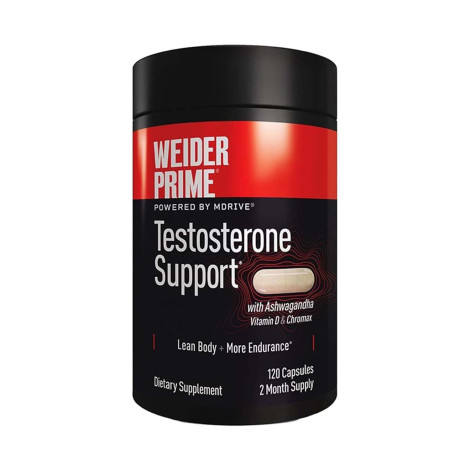 Weider Prime Testosterone Supplement – 120 Capsules