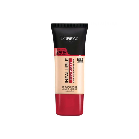 L'Oreal 24HR Infallible Pro Matte Foundation - 101.5 Ivory Buff