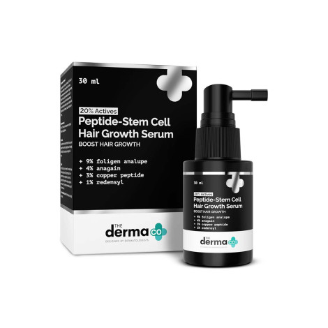 The Derma Co 20% Actives Peptide-Stem Cell Hair Growth Serum 30ml