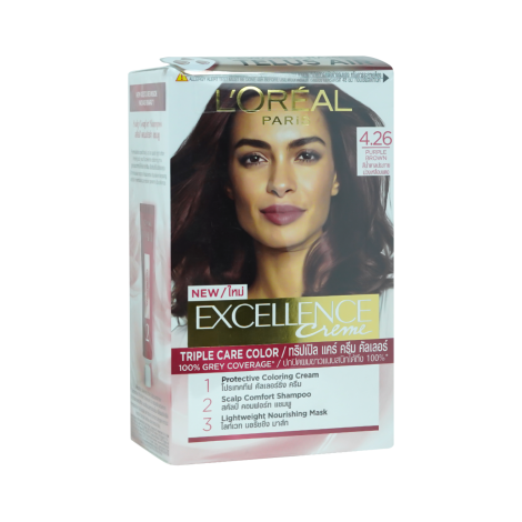 Loreal Excellence Creme Hair Color-4.26 purple brown