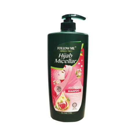 Follow Me Green Tea Hijab Micellar Anti Itch Shampoo 650ml