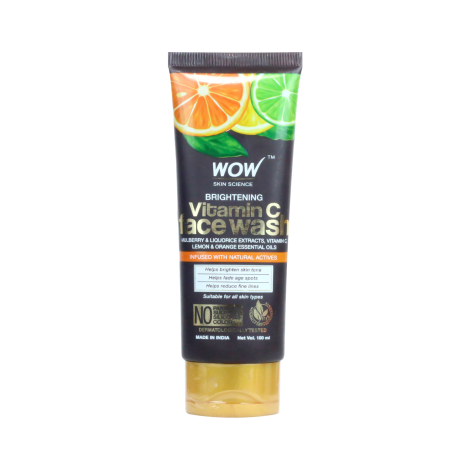 Wow Skin Science Brightening Vitamin C Face Wash 100ml