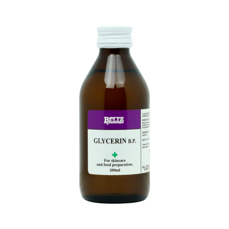 Bell's Glycerin B.P For Skincare And Food Preparation 200ml