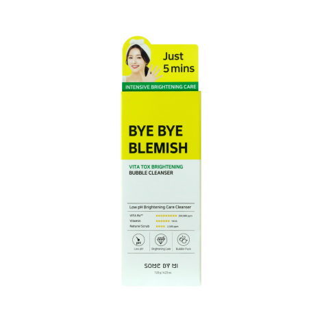 Some By Mi Bye Bye Blemish Vita Tox Brightening Bubble Cleanser 120g