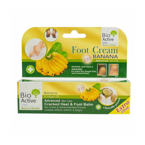 Bio Active Banana & Argan Oil Cracked Heel & Foot Balm - 30ml