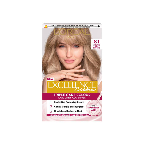 L'Oreal Excellence Creme Triple Care Colour - 8.1 Natural Ash Blonde