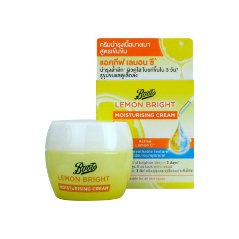 Boots Lemon Bright Moisturising Cream 50ml