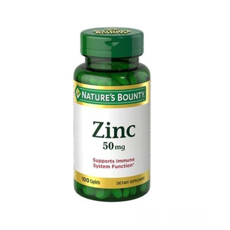 Nature’s Bounty Zinc 50mg 100 Caplets